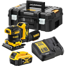 Аккумуляторная вибрационная шлифмашина DeWalt DCW200P2, 2x5.0Ah, з/у, в кейсе