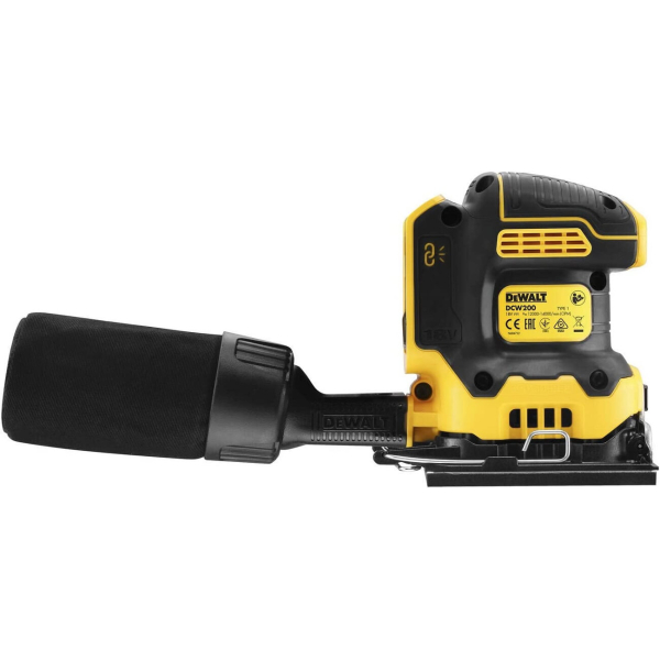 Аккумуляторная вибрационная шлифмашина DeWalt DCW200NT, каркас, в кейсе
