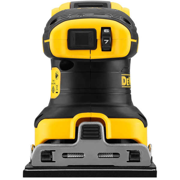 Аккумуляторная вибрационная шлифмашина DeWalt DCW200NT, каркас, в кейсе