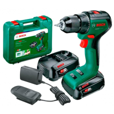 Аккумуляторный шуруповерт Bosch UniversalDrill 18V-60, 2x2.0Ah, з/у AL 18V-20, в кейсе