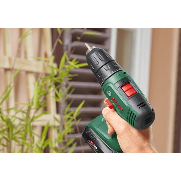 Акумуляторний шуруповерт Bosch Easydrill 18V-40, 1x2.0Ah, з/п AL 18V-20, в кейсі