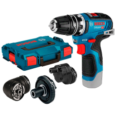 Аккумуляторный шуруповерт Bosch Professional GSR 12V-35 FC, каркас, в L-Boxx 102, с 4 адаптерами