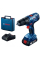 Аккумуляторный ударный шуруповерт Bosch GSB 180-LI, 1x2.0 Ah, з/у GAL 18V-20, у кейсе