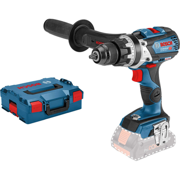 Аккумуляторная ударная дрель-шуруповерт Bosch Professional GSB 18V-110 C, каркас, в L-Boxx 136