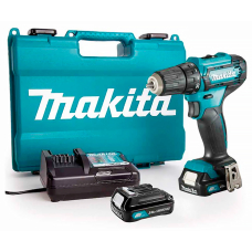 Акумуляторний шуруповерт Makita DF333DWAE, 12V 2x2.0Ah, DC10WD, кейс