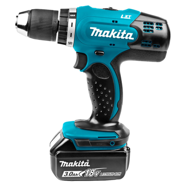 Аккумуляторный шуруповерт Makita DDF453RFE, 2x18 V 3.0Ah, з/у, в кейсе