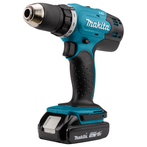 Акумуляторний шуруповерт Makita DDF453SYX4, 2x18V 1.5Ah, з/п DC18SD