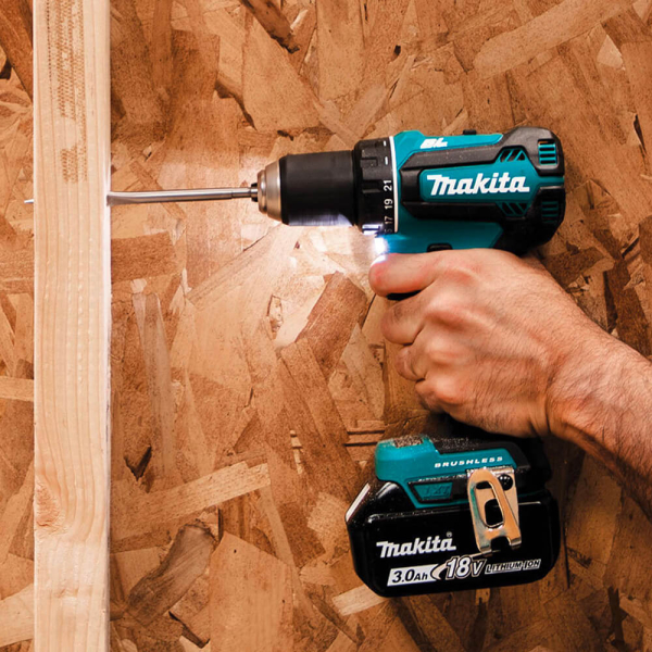 Акумуляторний шуруповерт Makita DDF485RFJ, 2x3.0 Ah, DC18RC, кейс Makpac