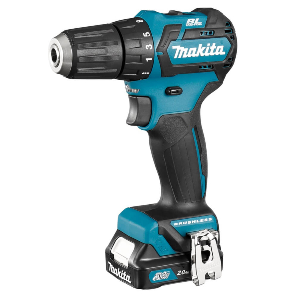 Акумуляторний шуруповерт Makita DF332DSAE, 2x2.0 Ah, DC10SB, кейс