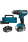 Акумуляторний ударний шуруповерт Makita DHP485RFJ, 2x3.0 Ah, з/п DC18RC, кейс Makpac