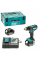 Акумуляторний ударний шуруповерт Makita DHP485RFJ, 2x3.0 Ah, з/п DC18RC, кейс Makpac