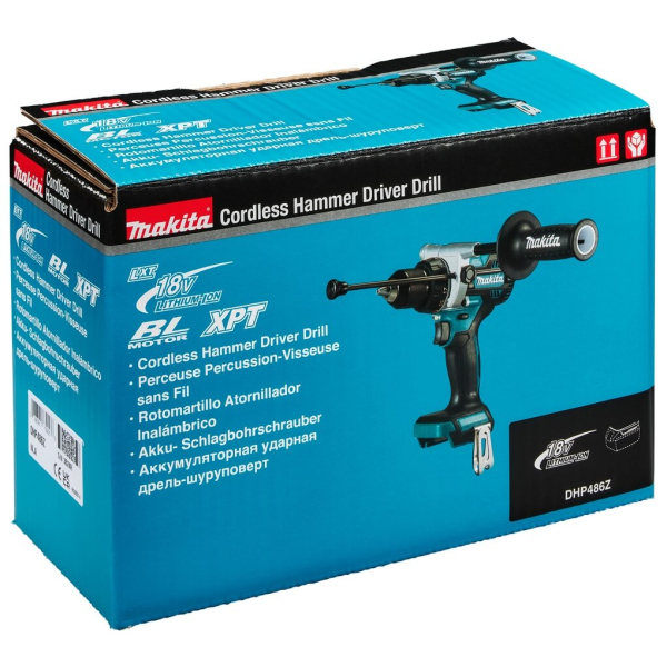 Акумуляторний ударний дриль-шуруповерт Makita DHP486Z, каркас