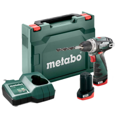 Аккумуляторный шуруповерт Metabo PowerMaxx BS Basic, 2x2.0 Ah, LC 12, кейс