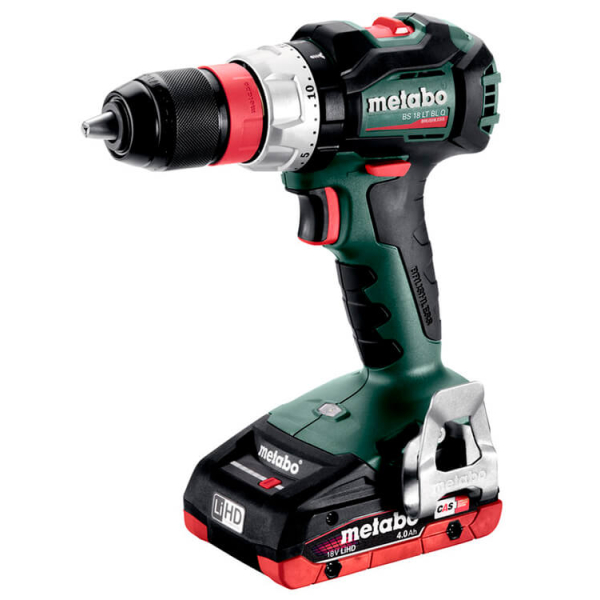Аккумуляторный шуруповерт Metabo BS 18 LT BL Q, 2x4.0 Ah LiHD, ASC 55, MetaBox