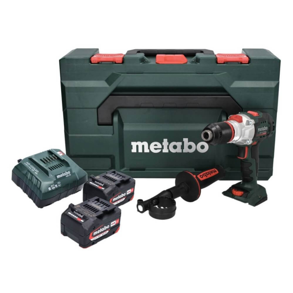 Акумуляторний ударний дриль-шуруповерт Metabo SB 18 LTX BL I, 2x4.0Ah, з/п ASC 55 AIR, в metaBOX 145 L 