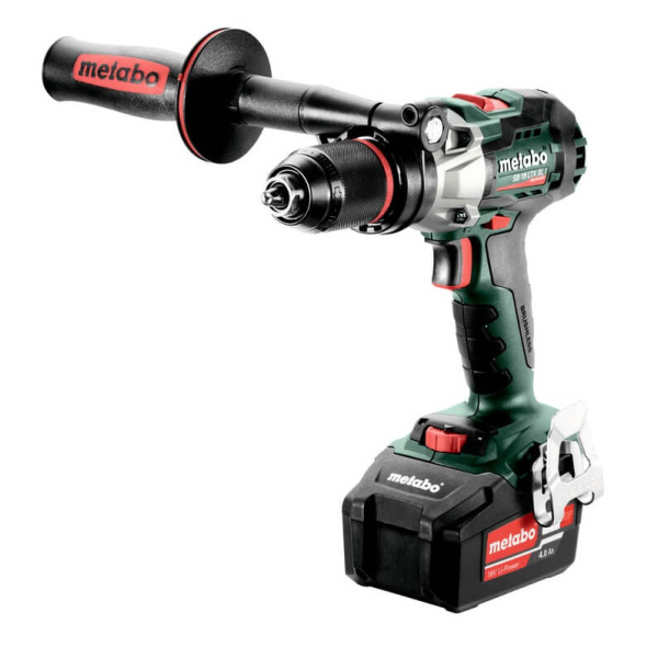 Акумуляторний ударний дриль-шуруповерт Metabo SB 18 LTX BL I, 2x4.0Ah, з/п ASC 55 AIR, в metaBOX 145 L 