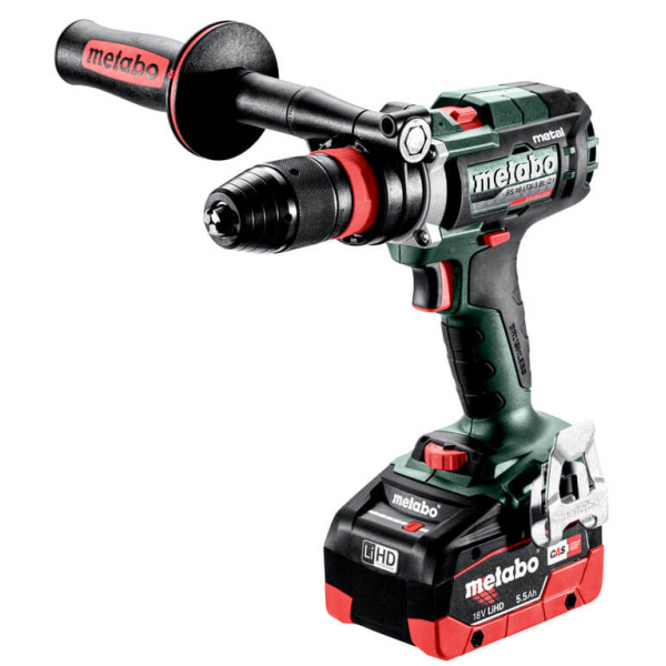 Акумуляторний дриль-шуруповерт Metabo BS 18 LTX-3 BL Q I Metal, 2xLiHD 18V 5.5 Ah, з/п ASC 145, в MetaBox