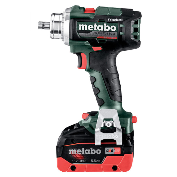 Акумуляторний дриль-шуруповерт Metabo BS 18 LTX-3 BL Q I Metal, 2xLiHD 18V 5.5 Ah, з/п ASC 145, в MetaBox