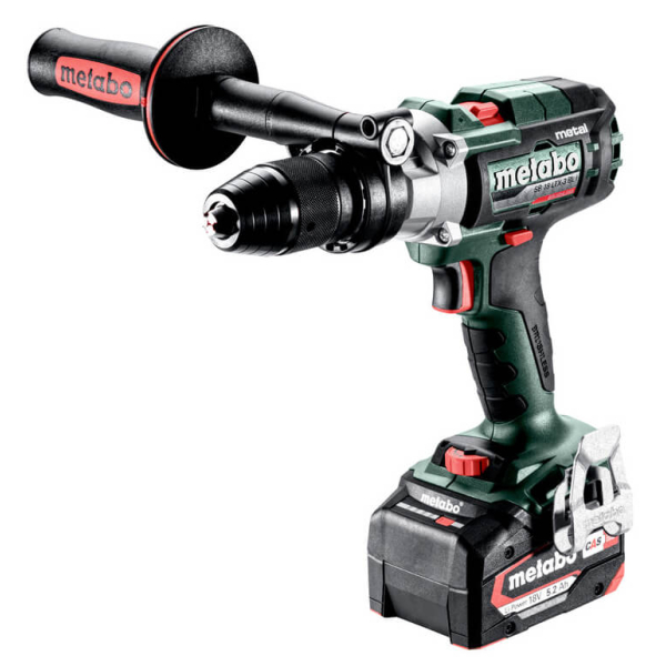 Аккумуляторная ударная дрель-шуруповерт Metabo SB 18 LTX-3 BL I Metal, 2x5.2 Ah, з/у ASC 55, в MetaBox 145 L