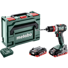 Аккумуляторный шуруповерт Metabo BS 18 L BL Q, 2xLiHD 4.0 Ah, з/у ASC 55, в MetaBox 145