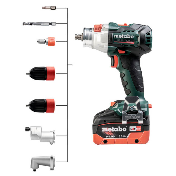 Акумуляторний різьбонарізчик Metabo GB 18 LTX BL Q I, каркас
