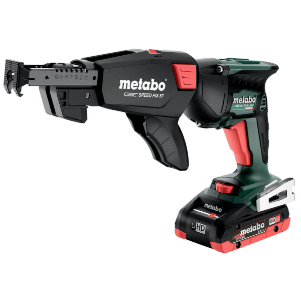 Акумуляторний шуруповерт для гіпсокартону Metabo HBS 18 LTX BL 3000, 2xLiHD 18V 4.0Ah, з/п ASC 55, у MetaBox