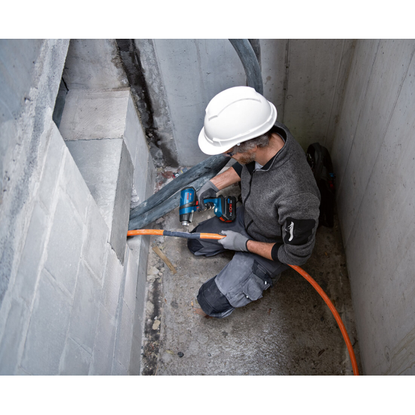 Акумуляторний технічний фен Bosch Professional GHG 18V-40, 1x4.0Ah, з/п GAL 18V-40, 2 насадки