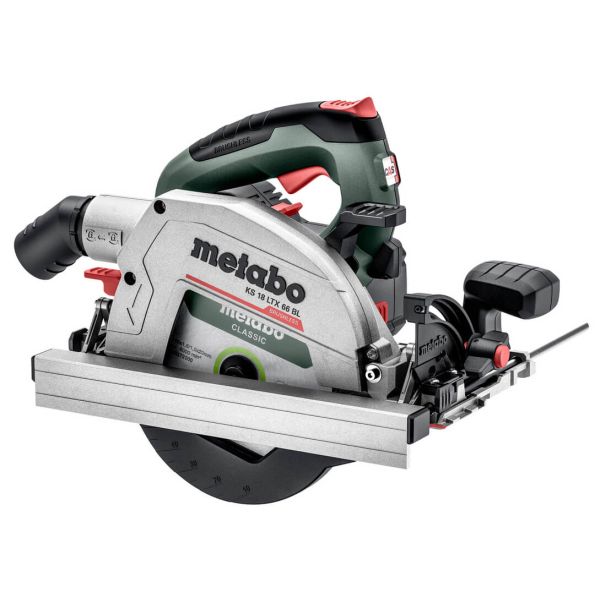 Аккумуляторная дисковая пила Metabo KS 18 LTX 66 BL, каркас, в Metabox 340