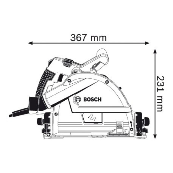 Занурювальна пила Bosch GKT 55 GCE