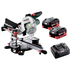 Аккумуляторная торцовочная пила Metabo KGS 18 LTX BL 216, 2x8.0Ah, з/у