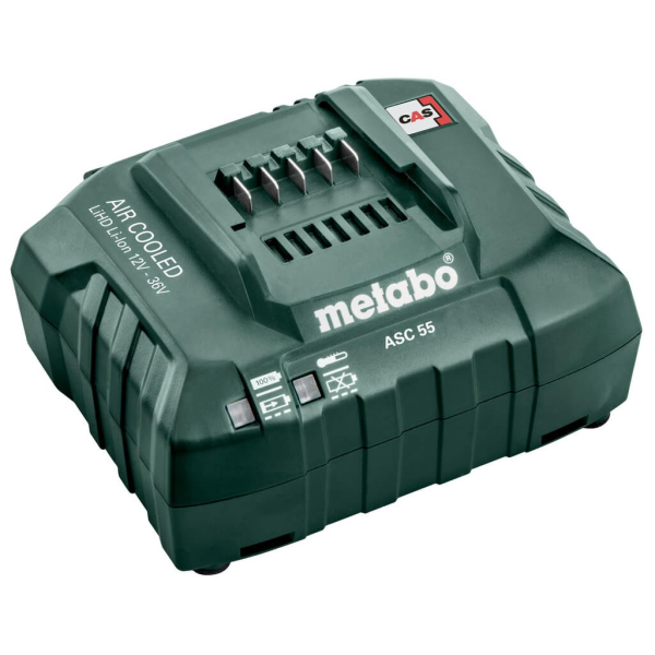 Акумуляторна торцювальна пила Metabo KGS 18 LTX BL 216, 2x5.2 Ah, з/п ASC 55