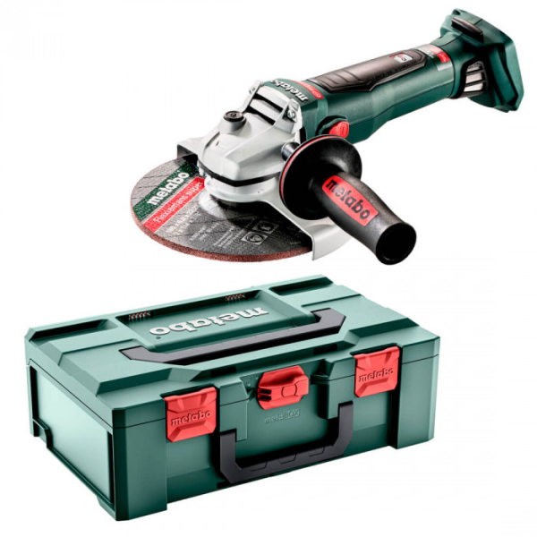 Акумуляторна кутова шліфмашина Metabo WB 18 LTX BL 15-125 Quick, каркас, в кейсі