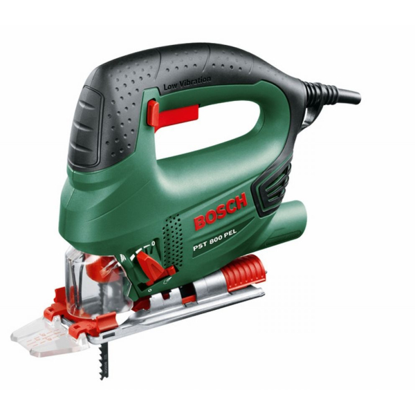 Лобзик Bosch PST 800 PEL, кейс, 10 пилок