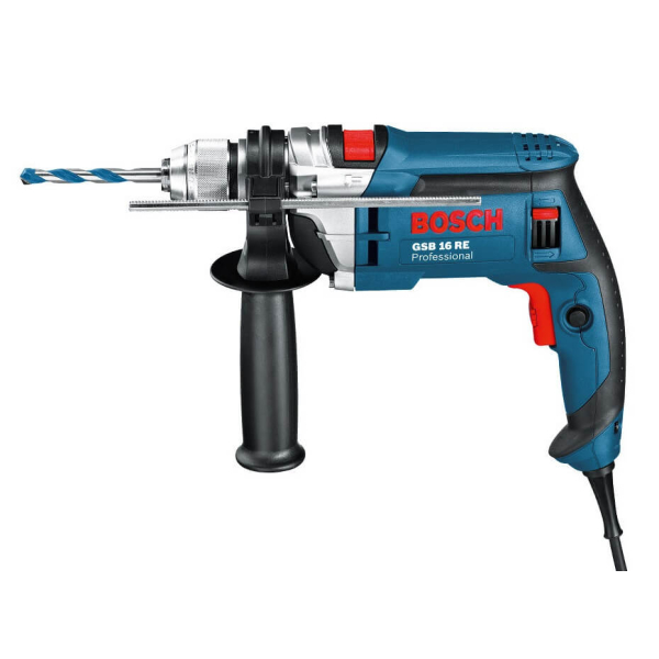 Дриль ударний Bosch Professional GSB 16 RE ЗВП, кейс, набір 7 свердел CYL 9 Multi Construction