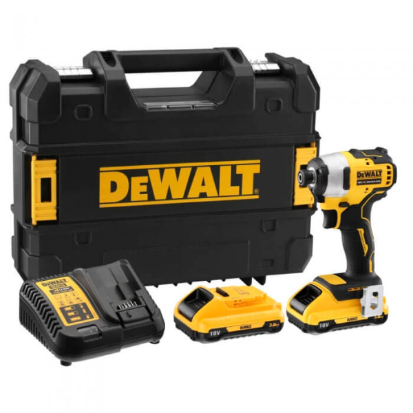 Аккумуляторный винтоверт DeWALT DCF809L2T, 2x3.0 Ah, з/у, в кейсе TSTAK