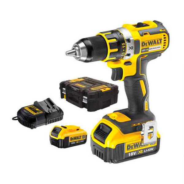 Аккумуляторный шуруповерт DeWALT DCD790M2, 2xLi-Ion XR 4.0 Ah, з/у, кейс