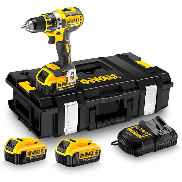 Аккумуляторный шуруповерт DeWALT DCD790M3, 3xLi-Ion XR 4.0 Ah, з/у, кейс