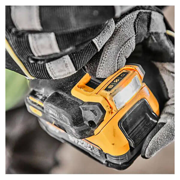 Акумуляторний шуруповерт DeWALT DCD800E1T, 1x18 В XR Li-Ion Power Stack 1.7 Ah, 1x18 В XR Li-Ion 2.0 Ah, з/п, кейс