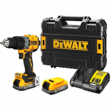 Акумуляторний шуруповерт DeWALT DCD800E2T, 2x18 В XR Li-Ion Power Stack 1.7 Ah, з/п, кейс