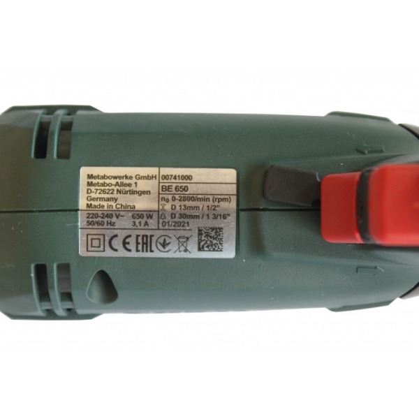 Дрель Metabo BE 650 ЗВП