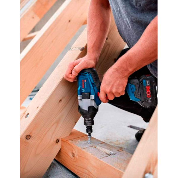 Аккумуляторный гайковерт Bosch Professional GDS 18V-1050 H, 2xGBA 5.0 Аh, з/у GAL 18V-40, в L-Boxx