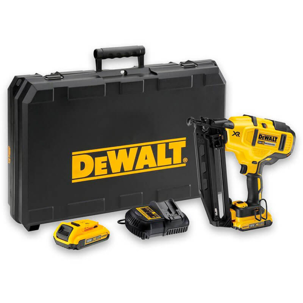 Акумуляторний цвяхозабивний пістолет DeWALT DCN660D2, 2х2.0 Ah, з/п, в кейсі