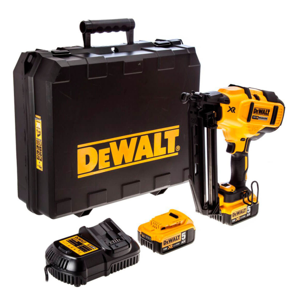 Акумуляторний цвяхозабивний пістолет DeWALT DCN660P2, 2хXR 5.0Ah, з/п, кейс
