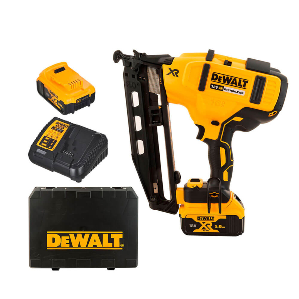 Акумуляторний цвяхозабивний пістолет DeWALT DCN660P2, 2хXR 5.0Ah, з/п, кейс