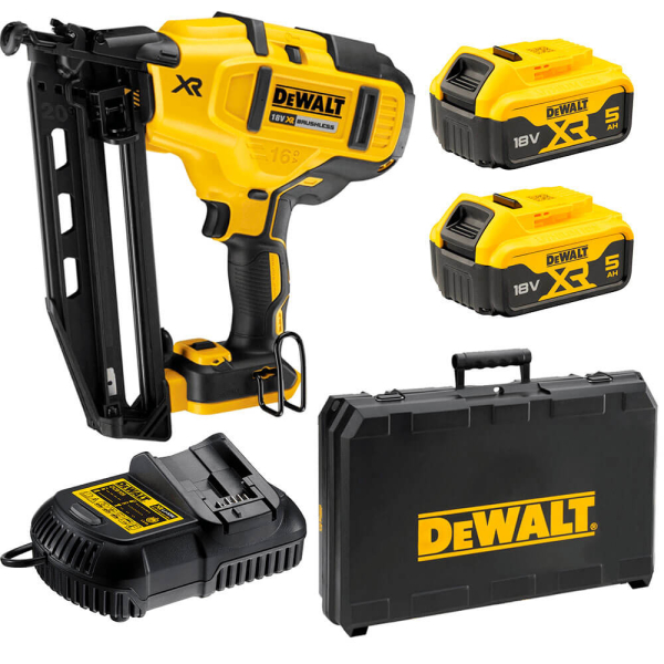 Акумуляторний цвяхозабивний пістолет DeWALT DCN660P2, 2хXR 5.0Ah, з/п, кейс