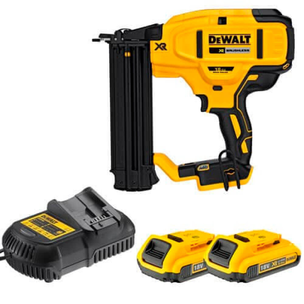 Аккумуляторный гвоздезабивной пистолет DeWALT DCN680D2, 2хXR 2.0Ah, з/у, кейс