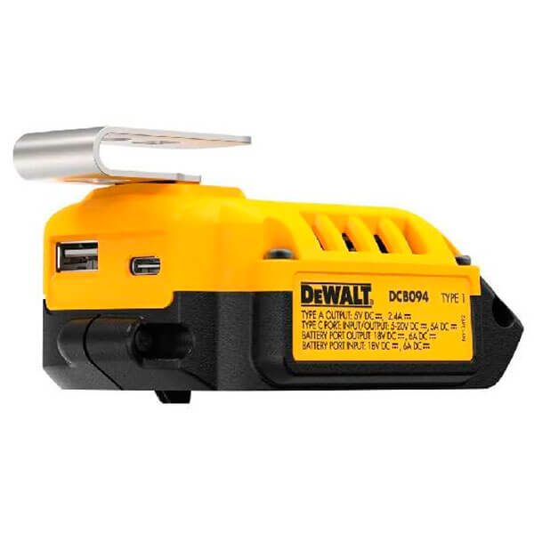 Адаптер USB зарядного устройства DeWalt DCB094K