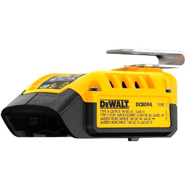 Адаптер USB зарядного устройства DeWalt DCB094K