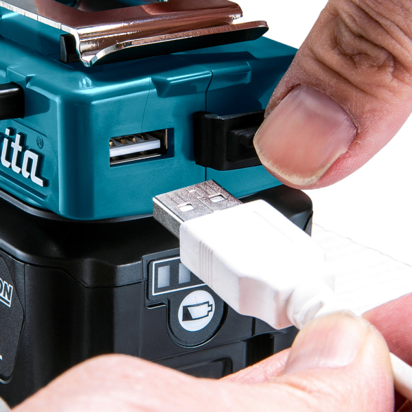 Набор шуруповерт Makita DHP 453 RFX8, адаптер для одежды и одеял Makita CXT 12 В, 1х3.0Ah, з/у