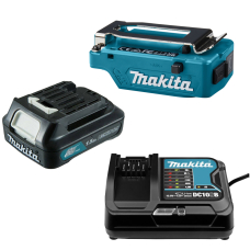 Набор для одежды и одеял с USB преобразователем Makita CXT 12 В, 1x12V 1.5 Ah и з/у
